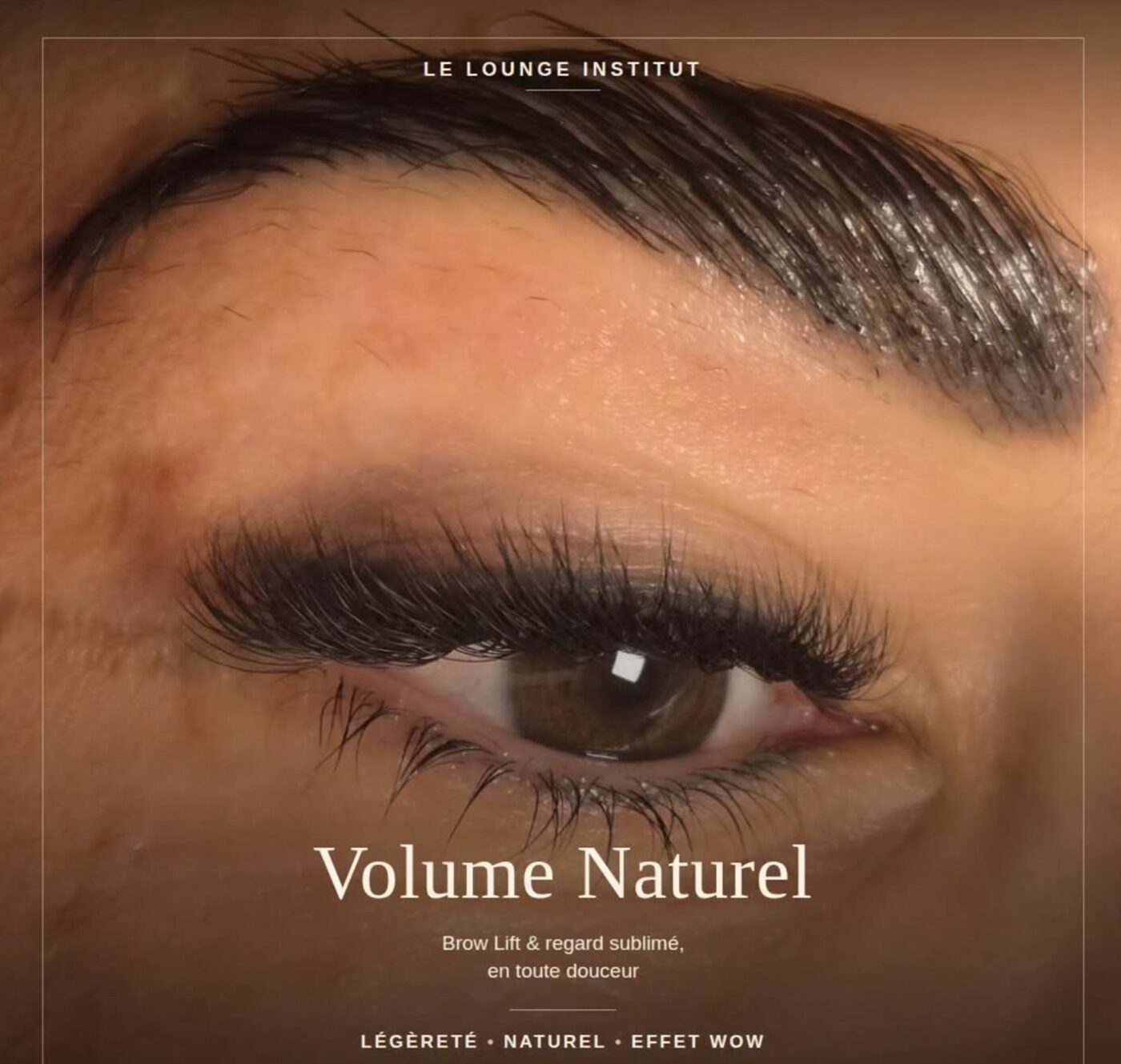 Brow lift, volume naturel