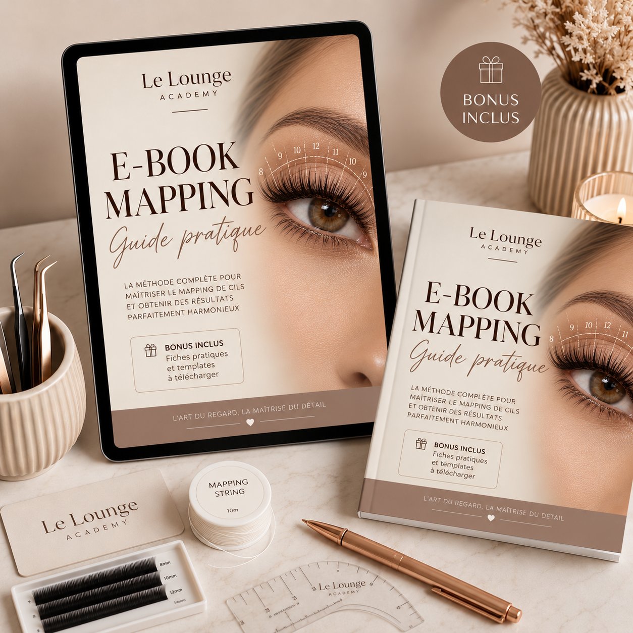 Couverture Mapping Cils — Le Lounge Institut Academy
